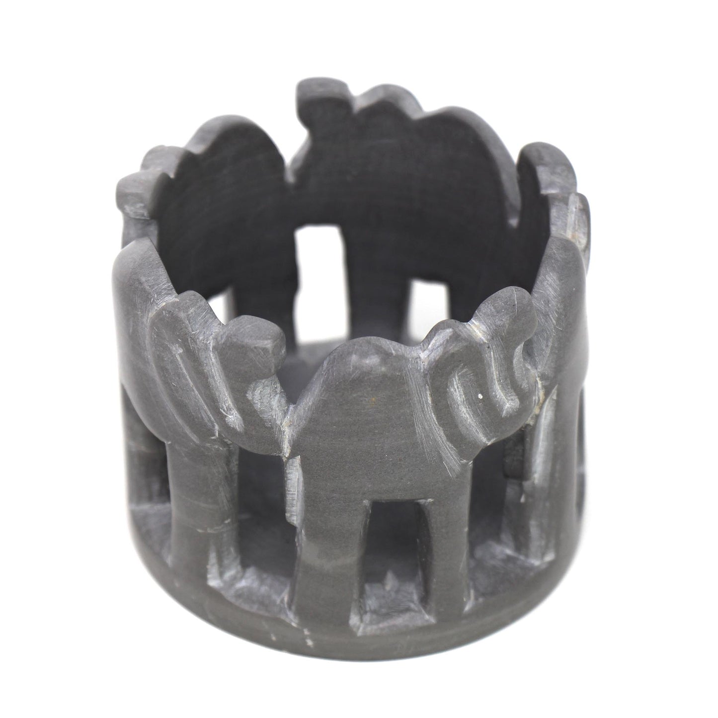 circle-of-elephants-soapstone-sculpture-3-to-3-5-inch-dark-stone