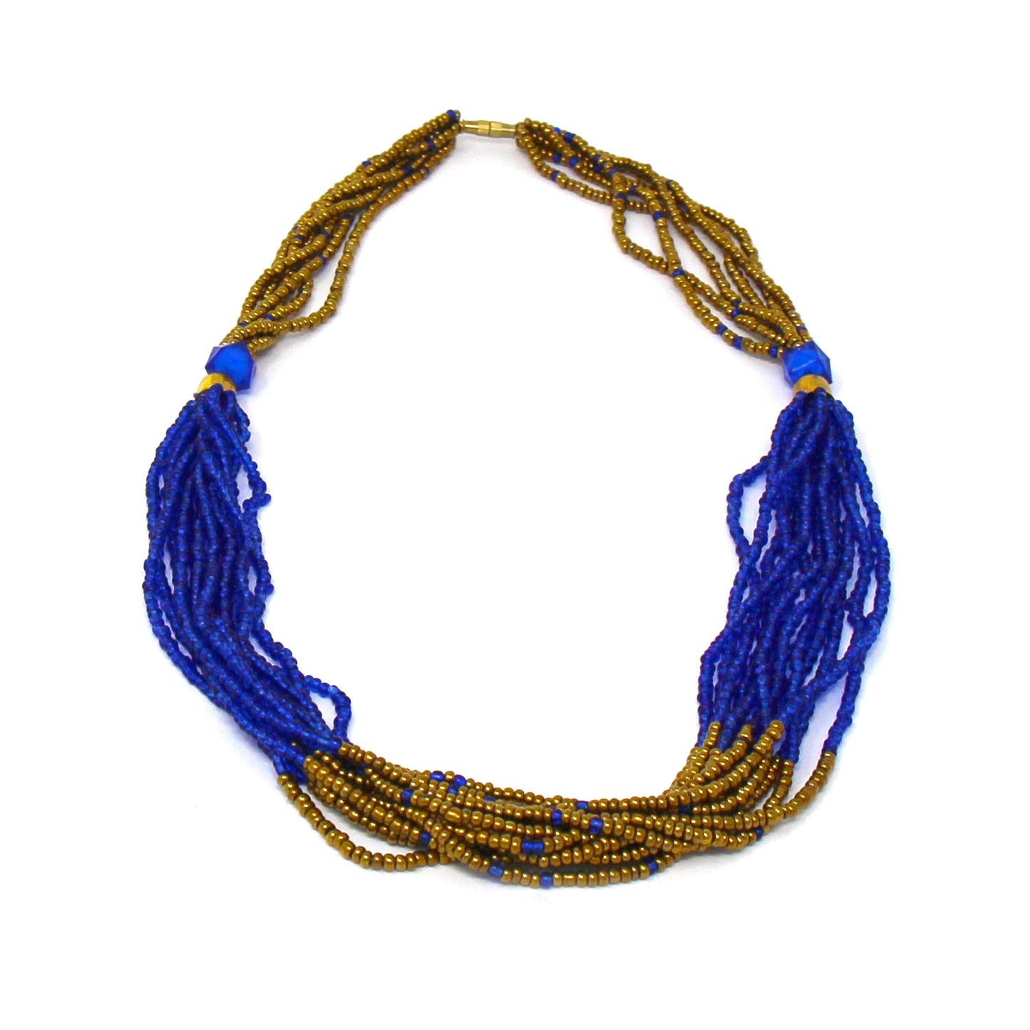 multistrand-maasai-bead-necklace-lapis-blue-and-gold