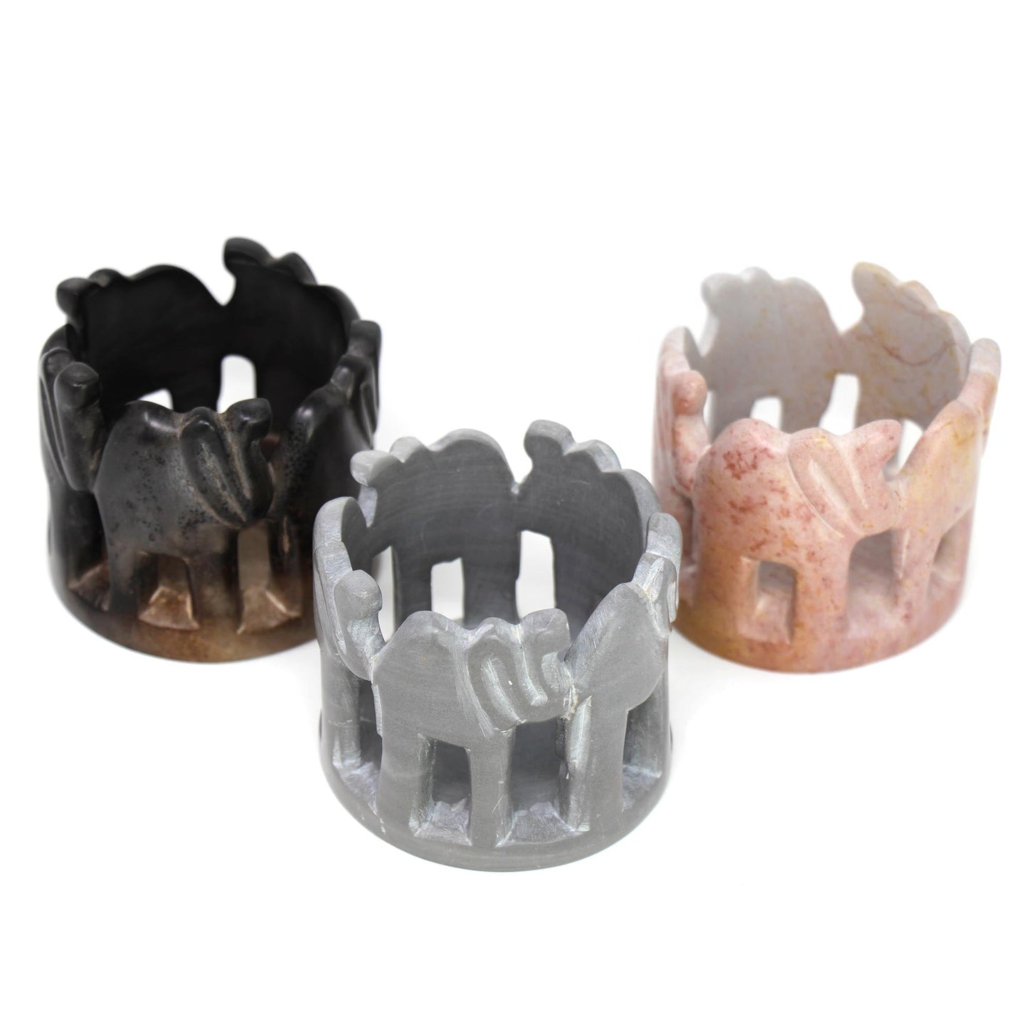 circle-of-elephants-soapstone-sculpture-3-to-3-5-inch-dark-stone