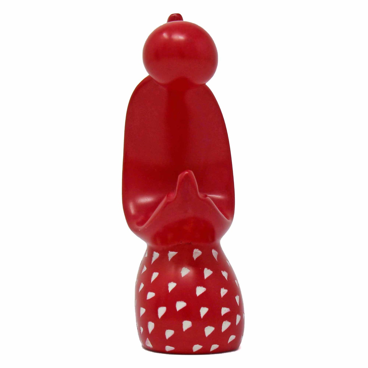 praying-angel-soapstone-sculpture-red-finish