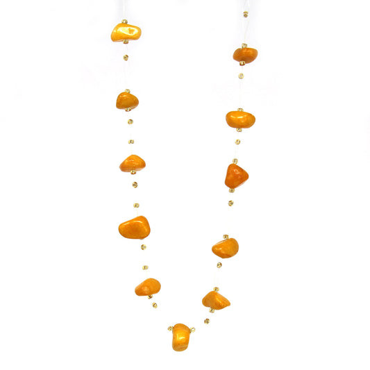 floating-stone-maasai-bead-necklace-pumpkin-spice