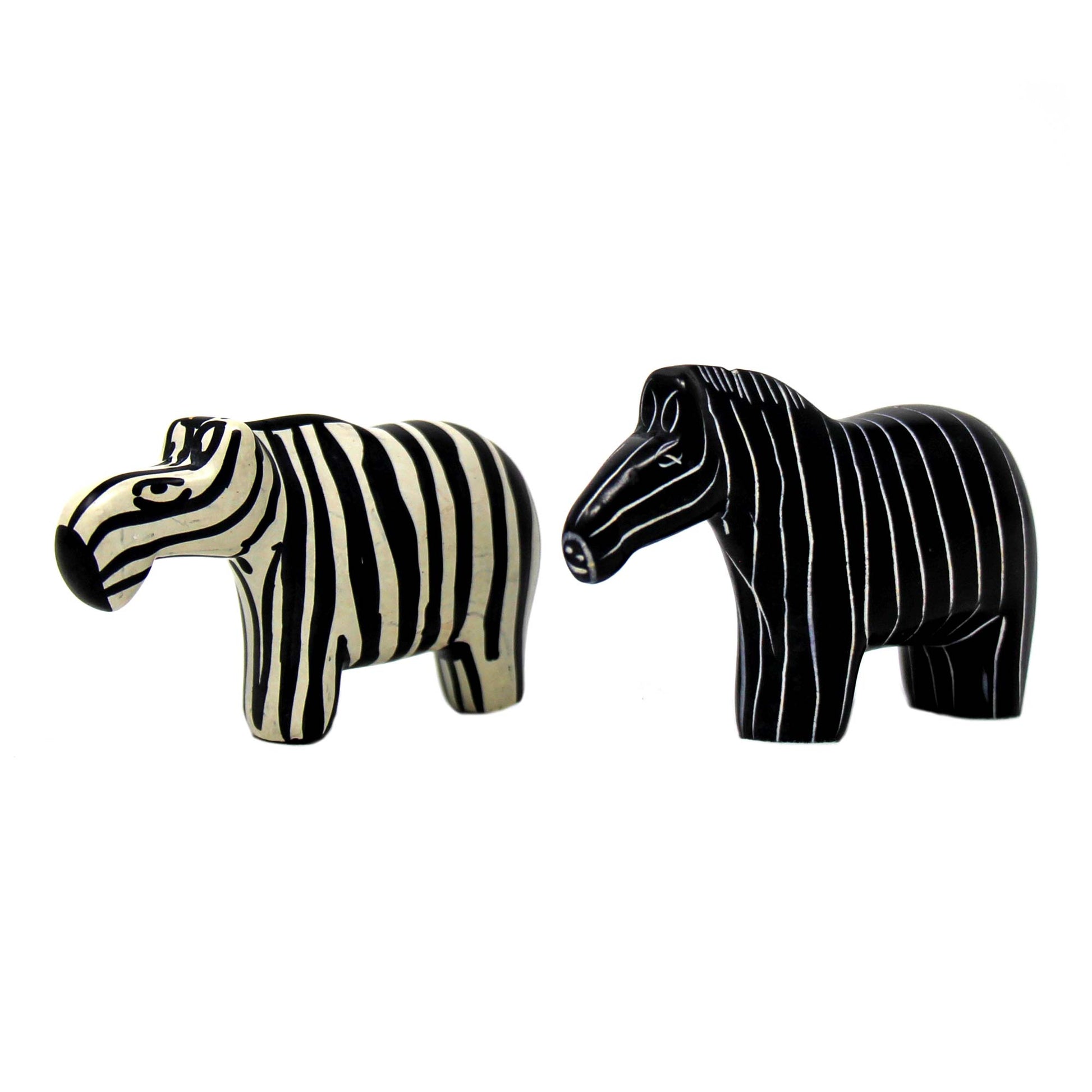 zebra-soapstone-sculptures-set-of-2