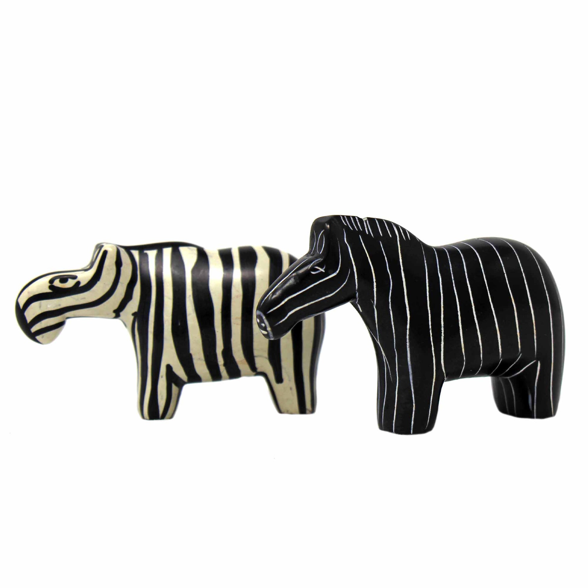 zebra-soapstone-sculptures-set-of-2