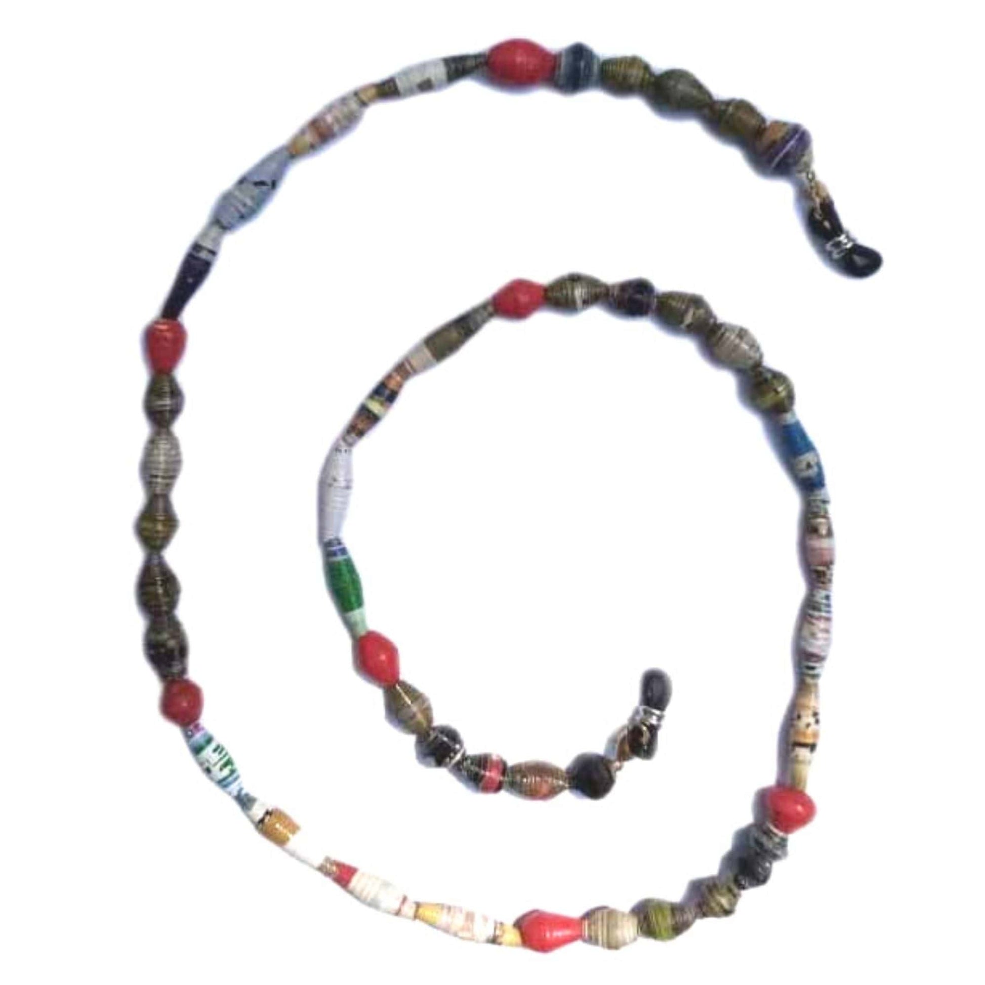 face-mask-eyeglass-paper-bead-chain-black-and-red
