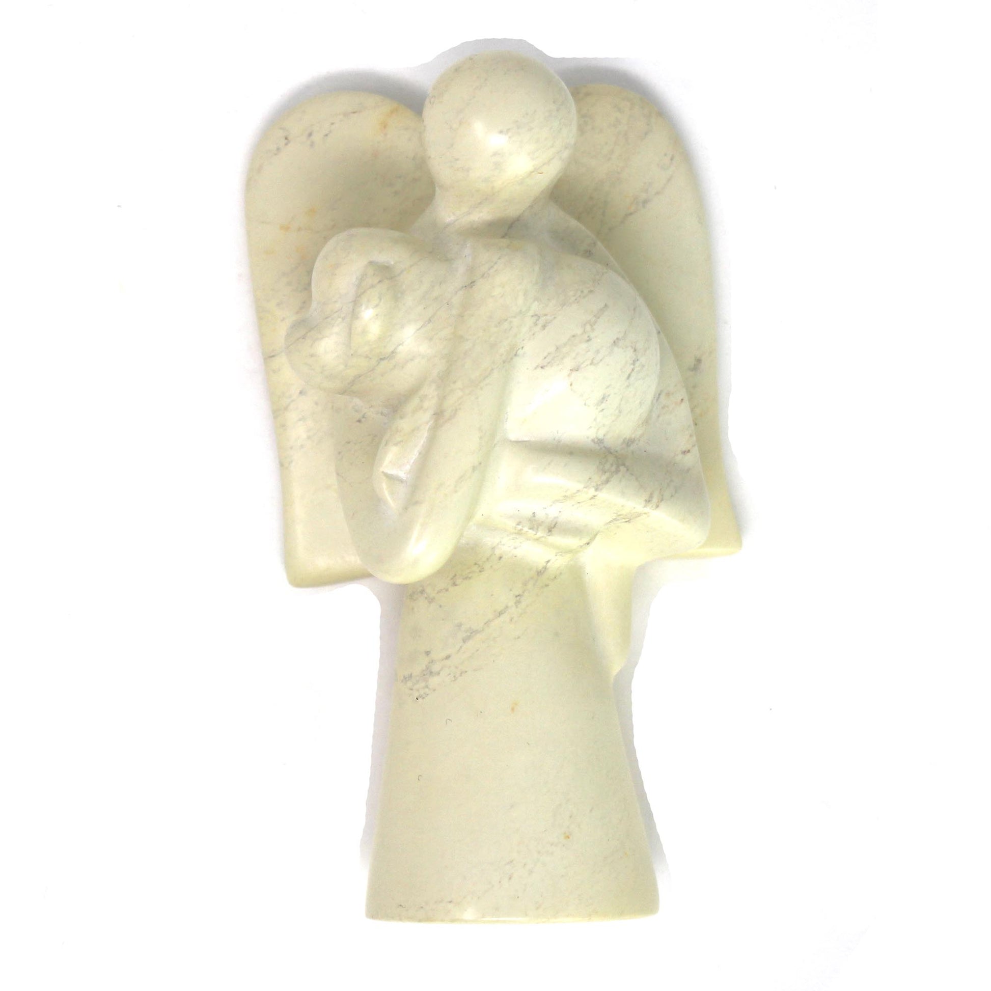 angel-soapstone-sculpture-holding-dog