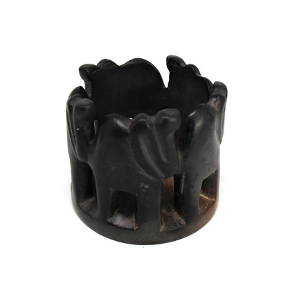 circle-of-elephants-soapstone-sculpture-3-to-3-5-inch-dark-stone