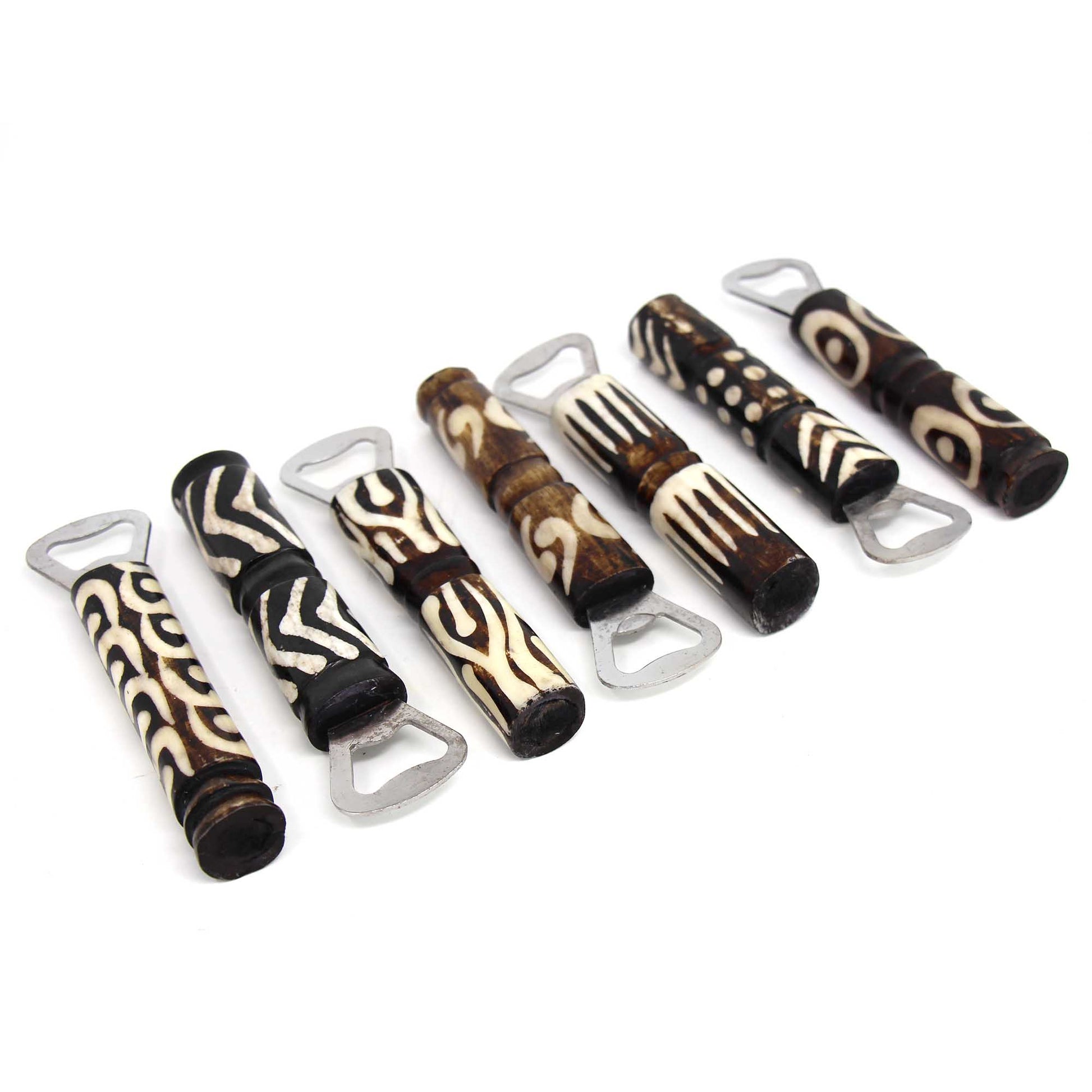 african-batik-bone-bottle-opener-mixed-designs
