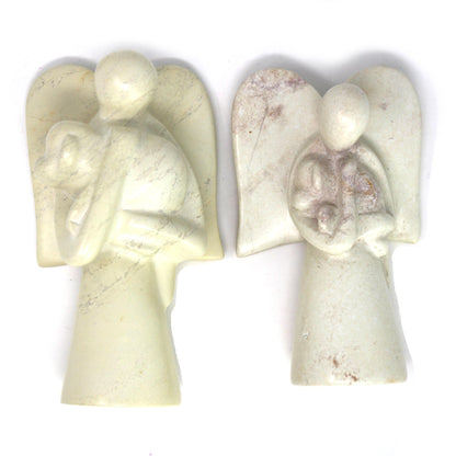 angel-soapstone-sculpture-holding-dog