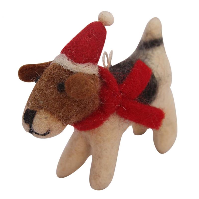 felt-beagle-ornament-with-santa-hat