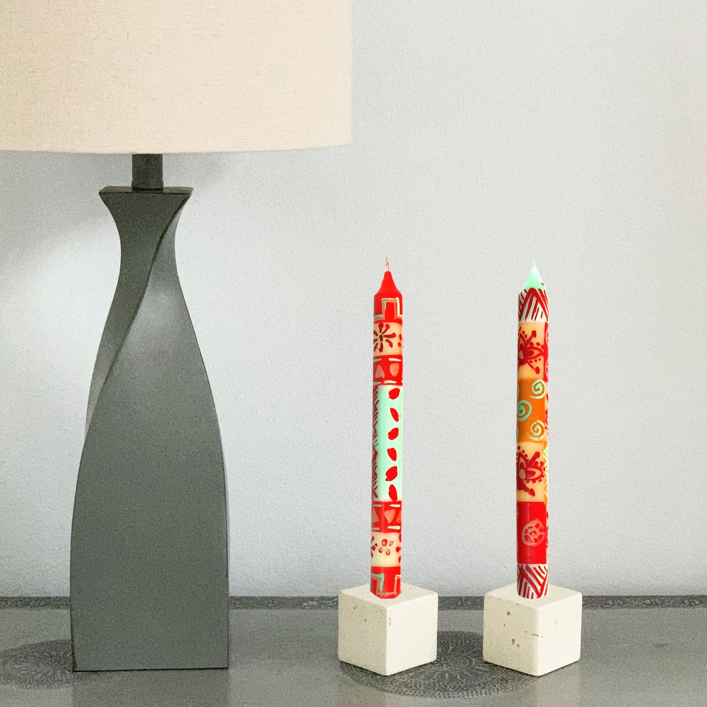 hand-painted-candles-in-owoduni-design-three-tapers-nobunto