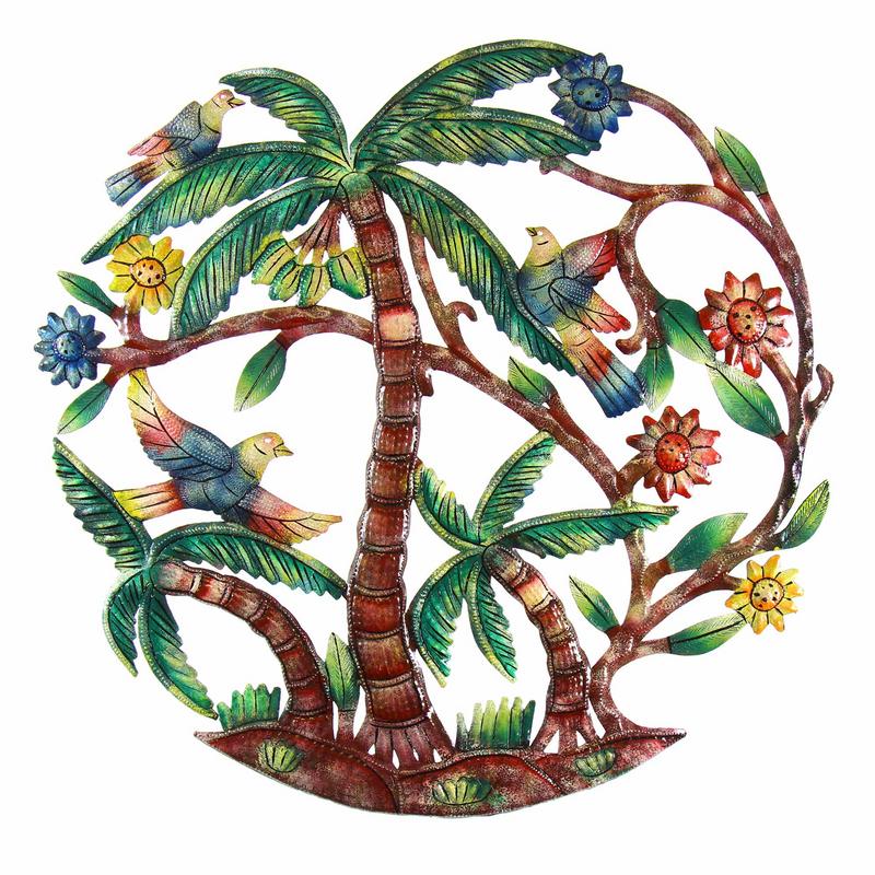 colorful-palm-trees-hand-painted-metal-wall-art-croix-des-bouquets