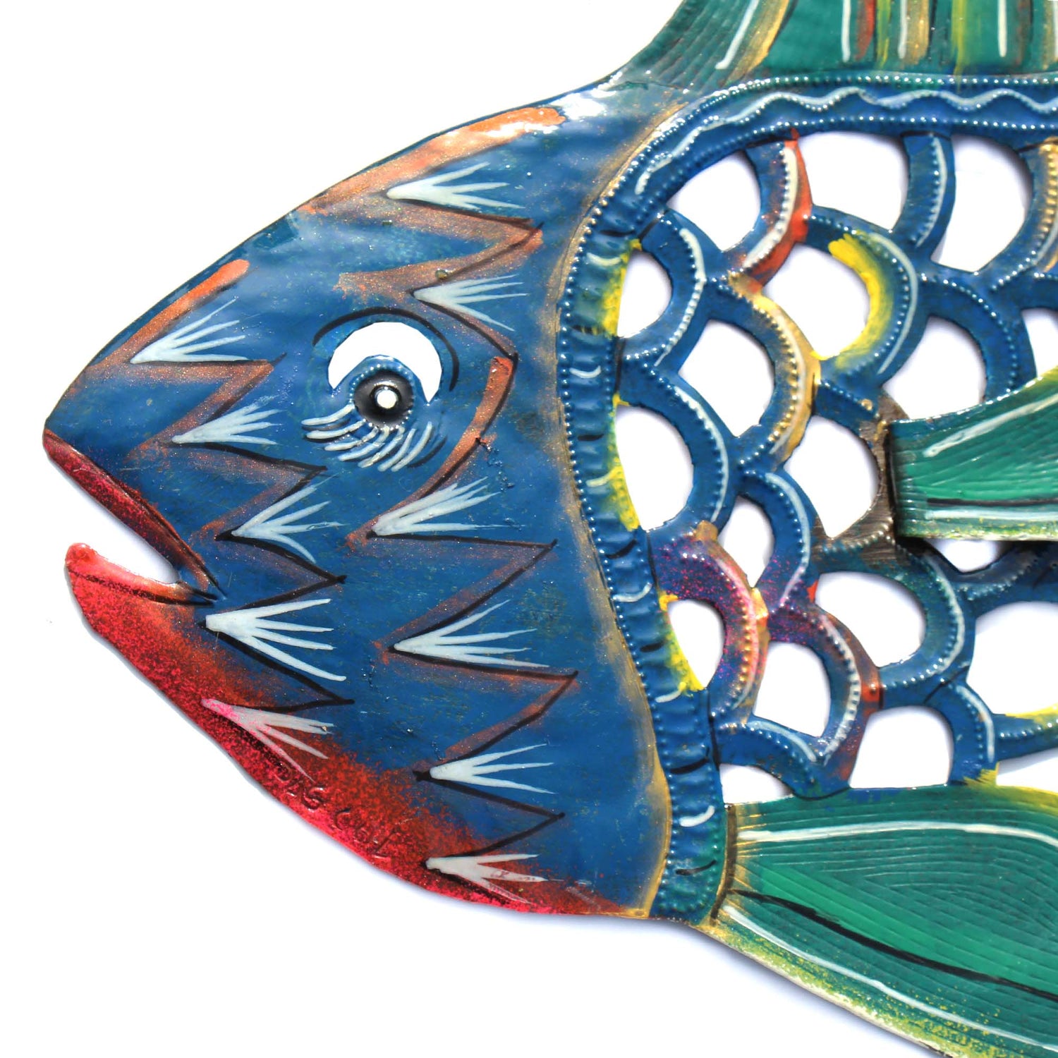 24-inch-painted-fish-shell-caribbean-craft