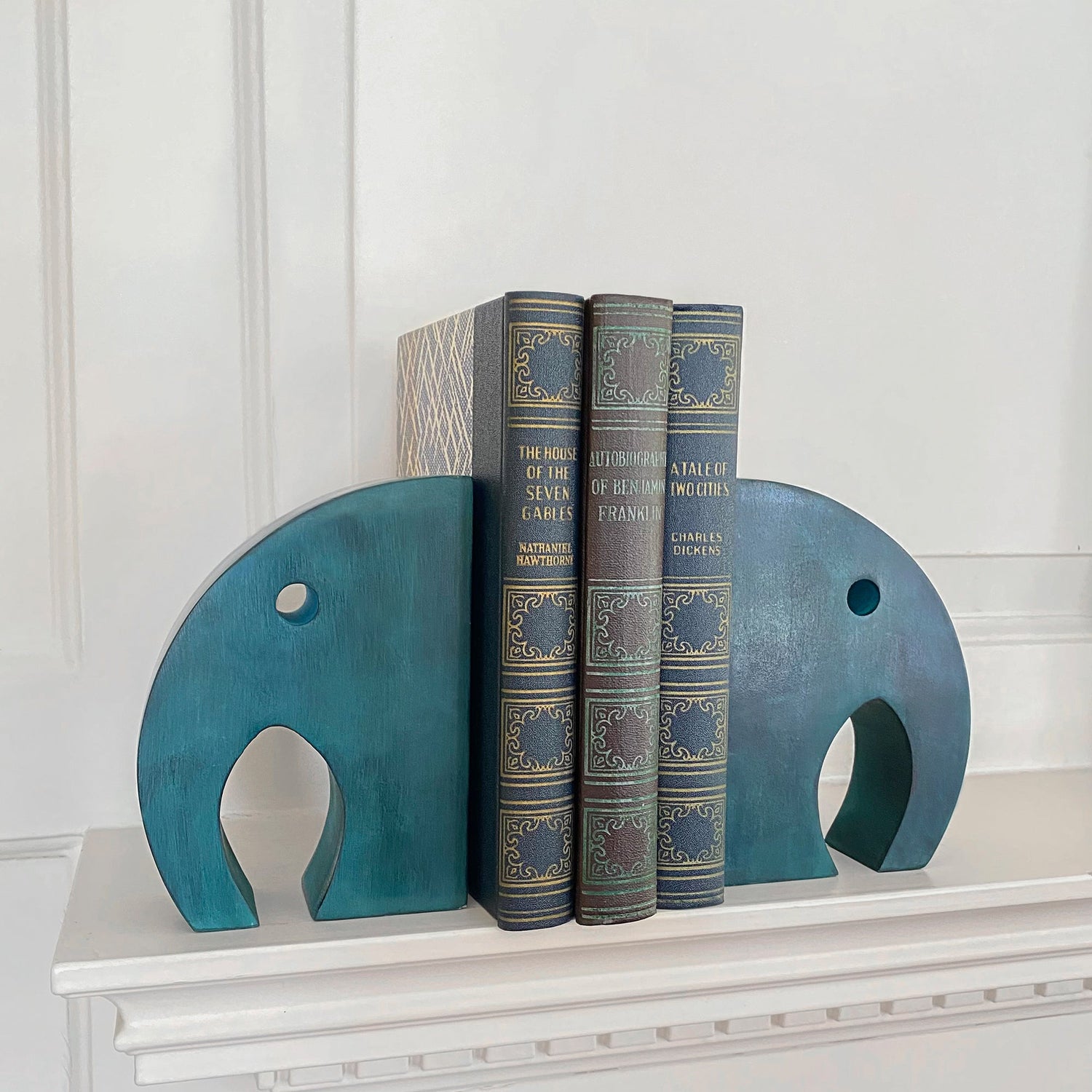 teal-elephant-book-ends-carved-gorara-soapstone