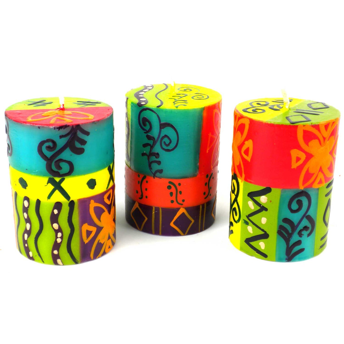 set-of-three-boxed-hand-painted-candles-matuko-design-nobunto