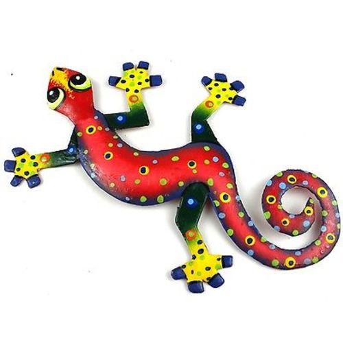 eight-inch-red-confetti-metal-gecko-caribbean-craft