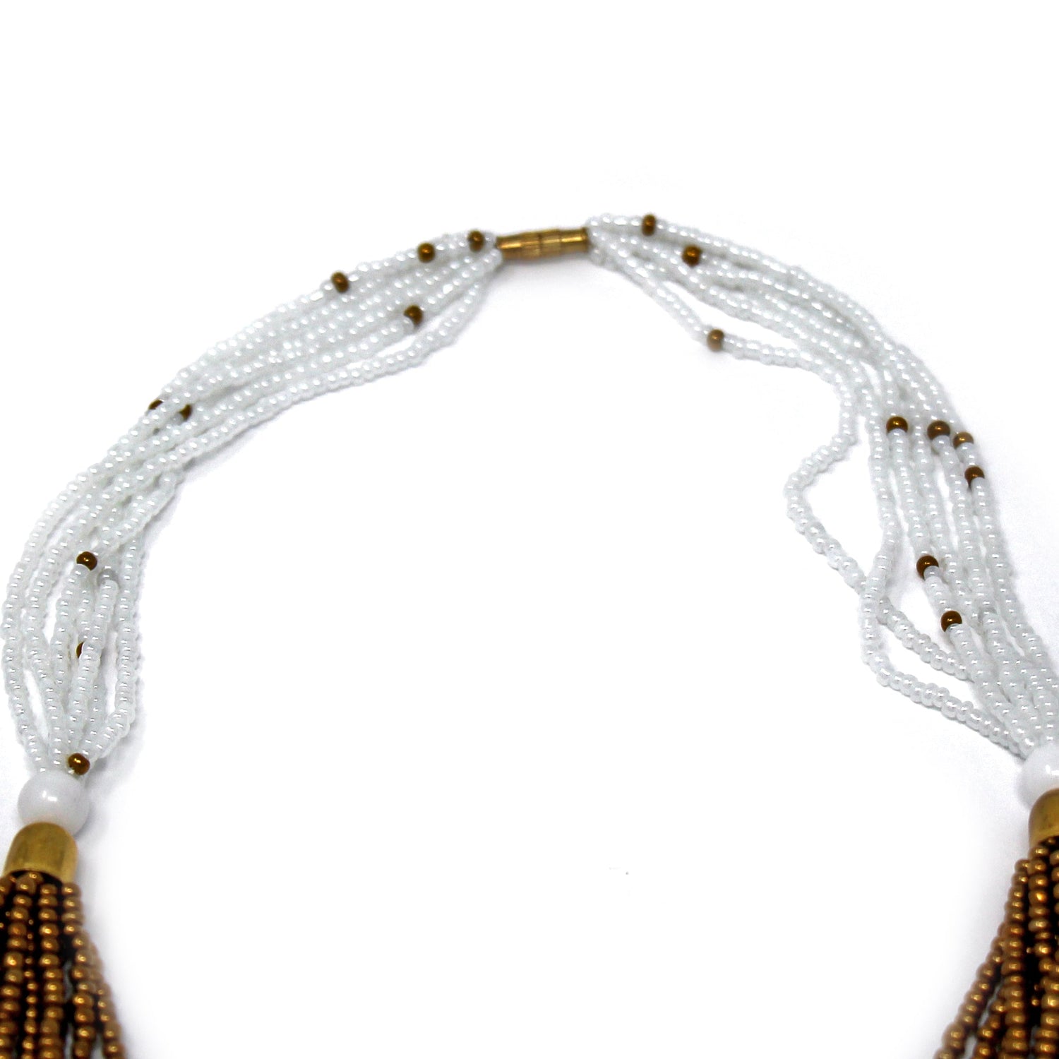 multistrand-maasai-bead-necklace-white-and-gold