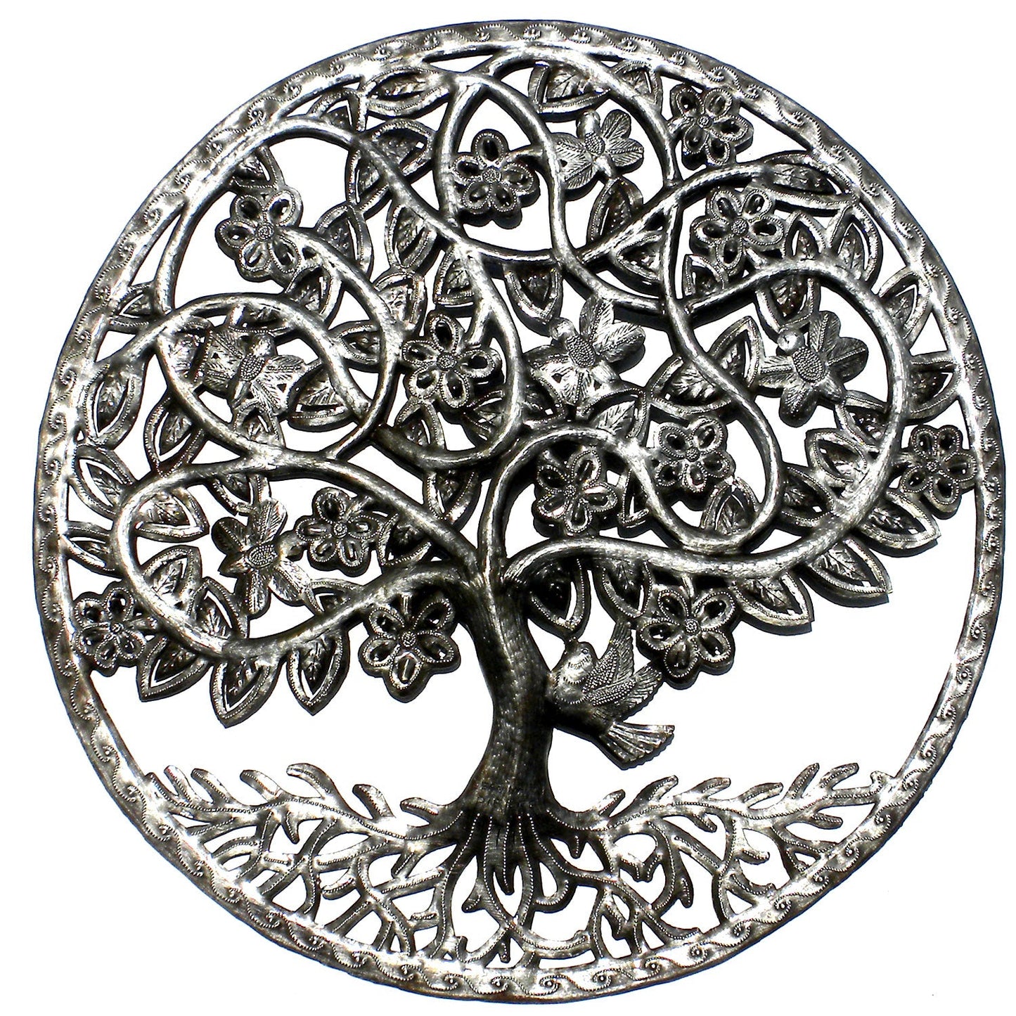 celtic-spring-tree-of-life-ringed-haitian-steel-drum-wall-art
