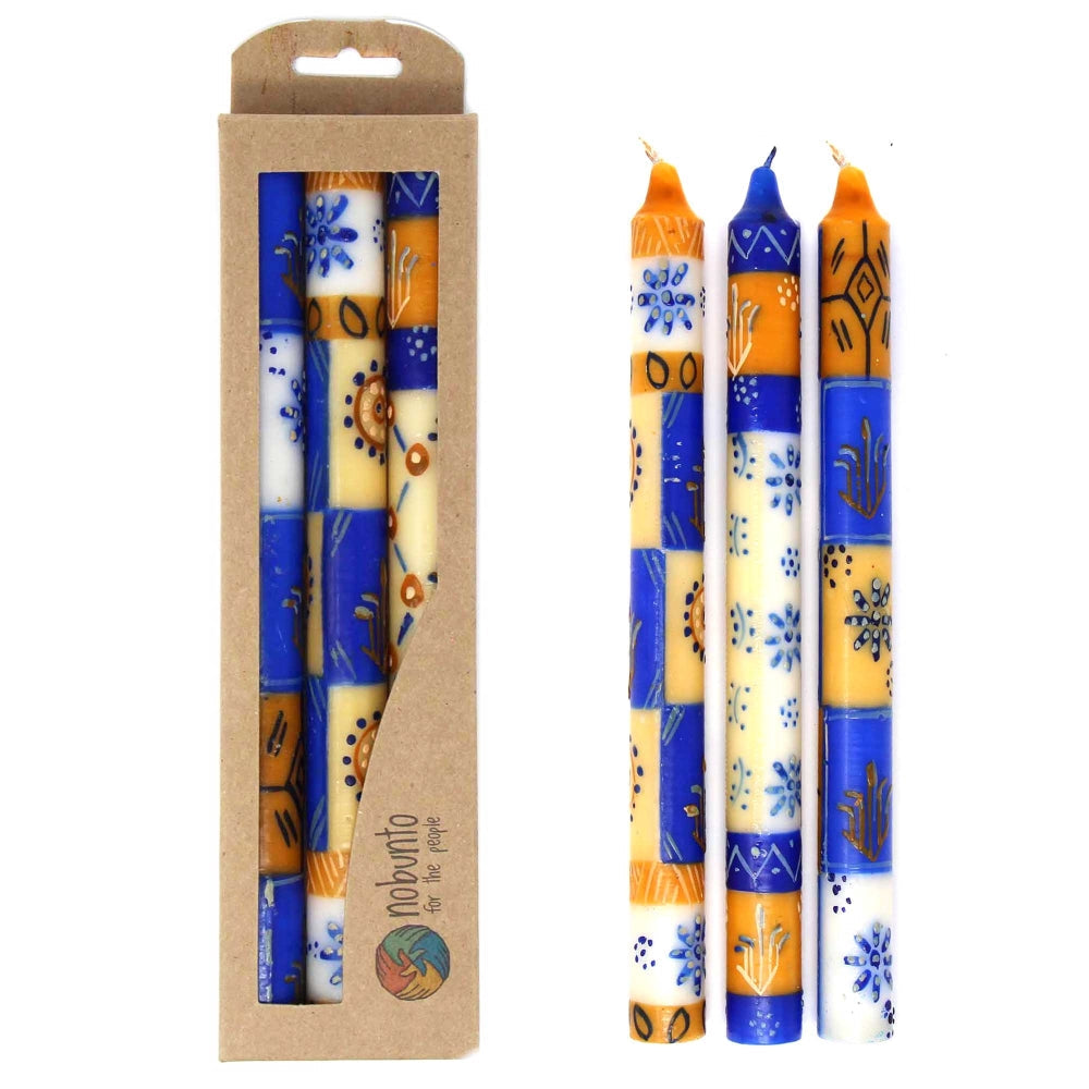 tall-hand-painted-candles-three-in-box-durra-design-nobunto