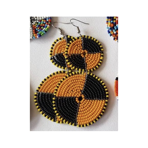 maasai-bead-double-circle-dangle-earrings-gold-and-black