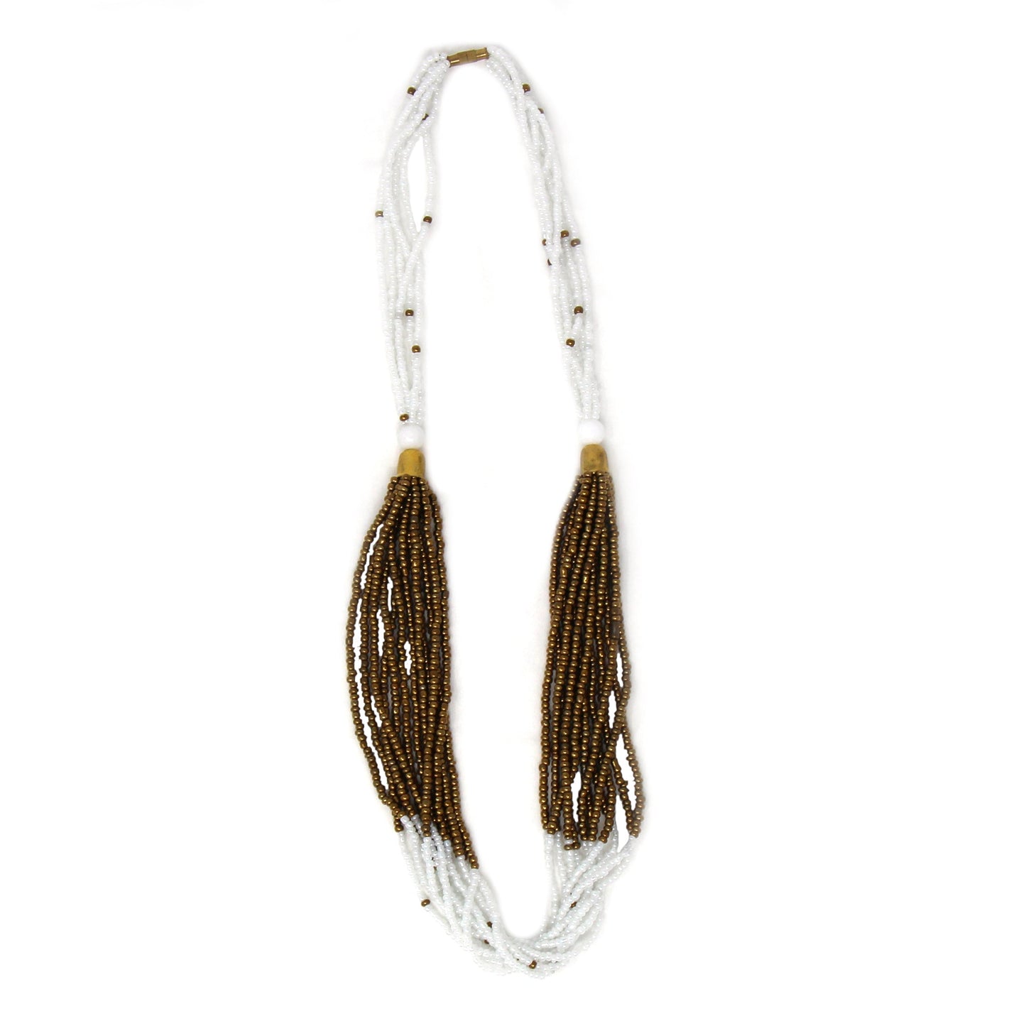 multistrand-maasai-bead-necklace-white-and-gold