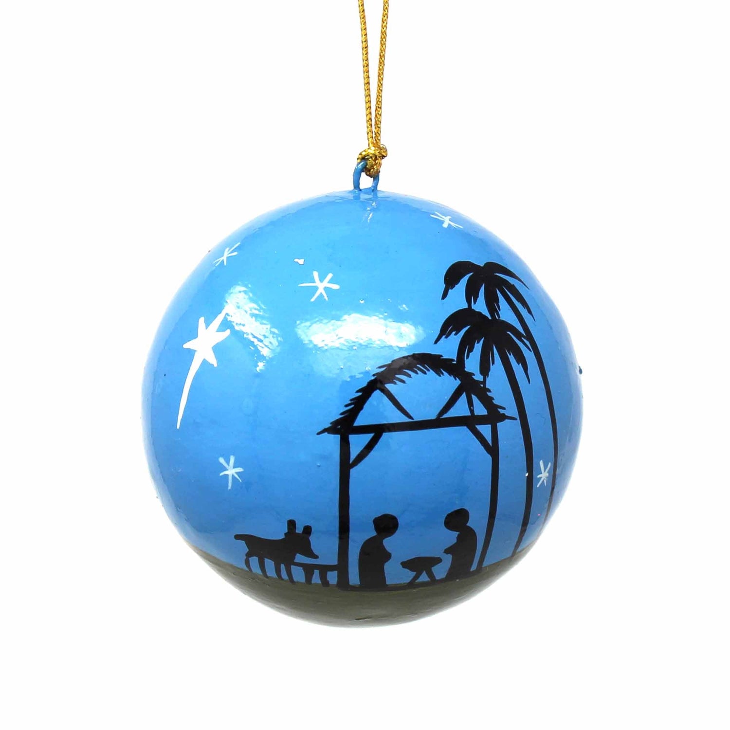 handpainted-nativity-papier-mache-hanging-ball-ornament