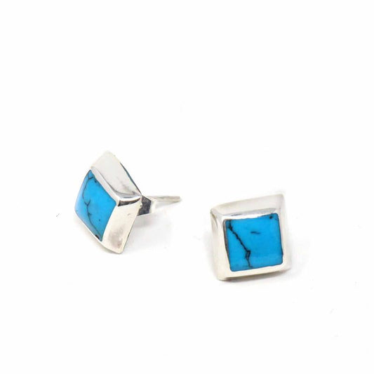 sterling-silver-earrings-sterling-turquoise-black-square