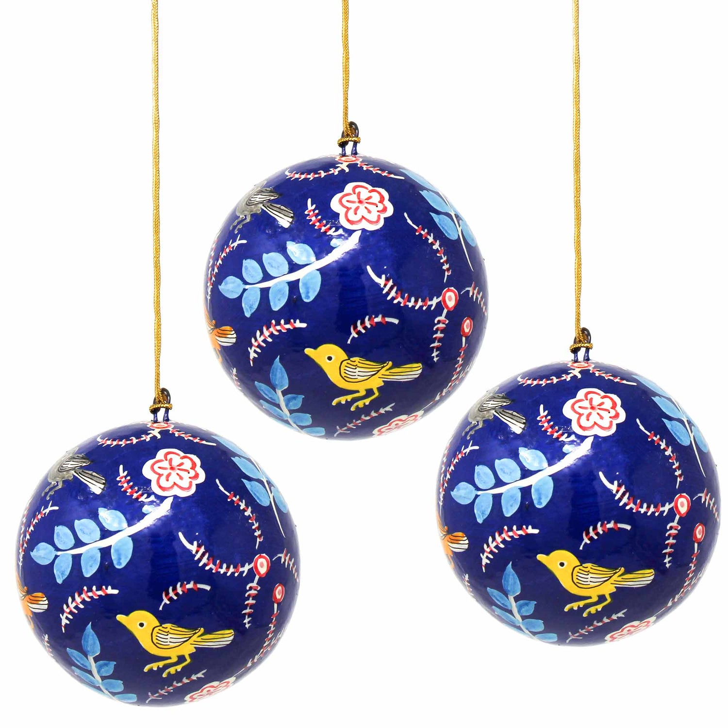 handpainted-ornament-birds-and-flowers-blue-pack-of-3