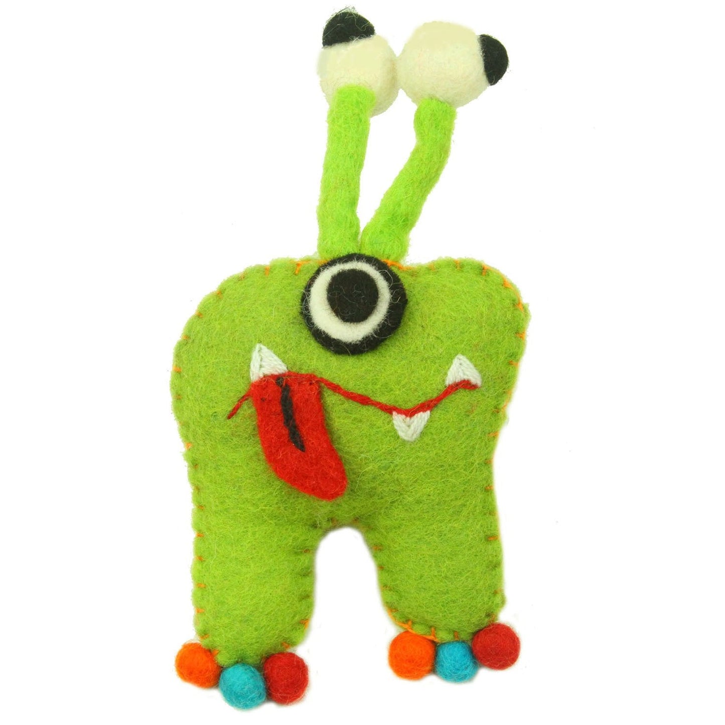 hand-felted-green-tooth-monster-with-bug-eyes-global-groove