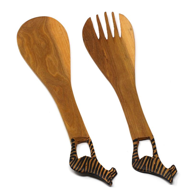 zebra-salad-serving-set