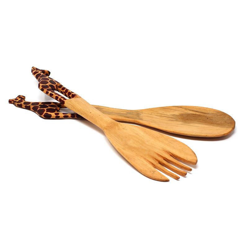 giraffe-salad-serving-set