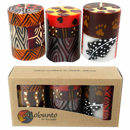 set-of-three-boxed-hand-painted-candles-uzima-design-nobunto