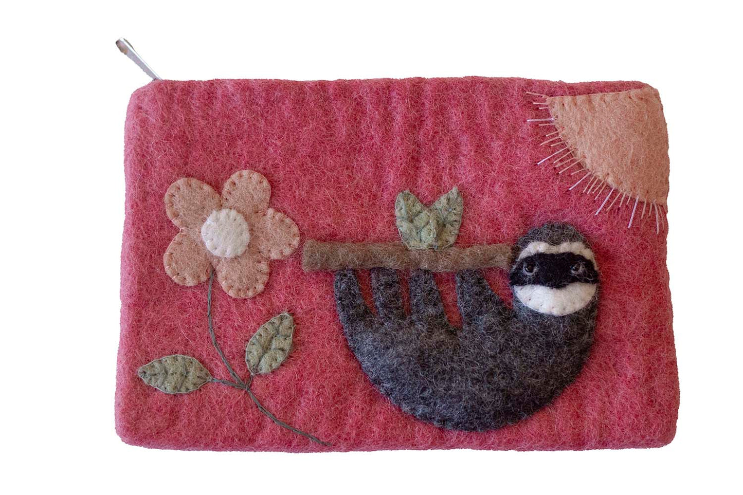 hand-crafted-felt-sloth-pouch