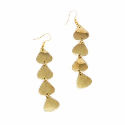 geometric-tiered-brass-drop-earrings