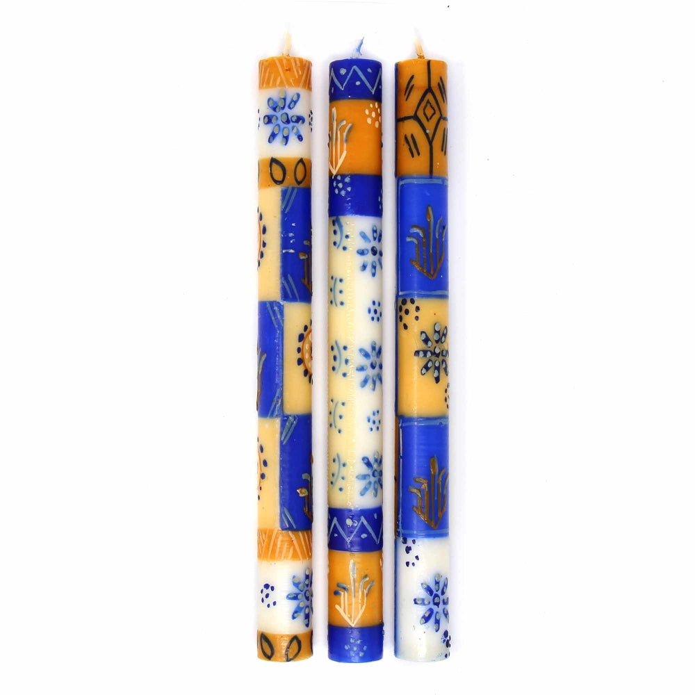 tall-hand-painted-candles-three-in-box-durra-design-nobunto