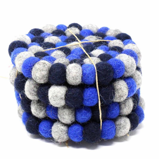 hand-crafted-felt-ball-coasters-from-nepal-4-pack-chakra-dark-blues-global-groove-t