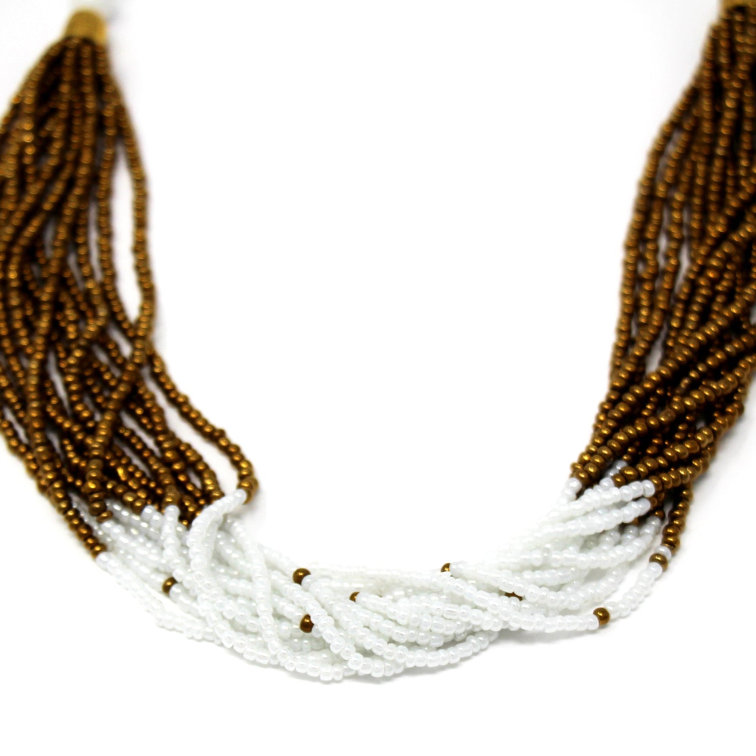 multistrand-maasai-bead-necklace-white-and-gold