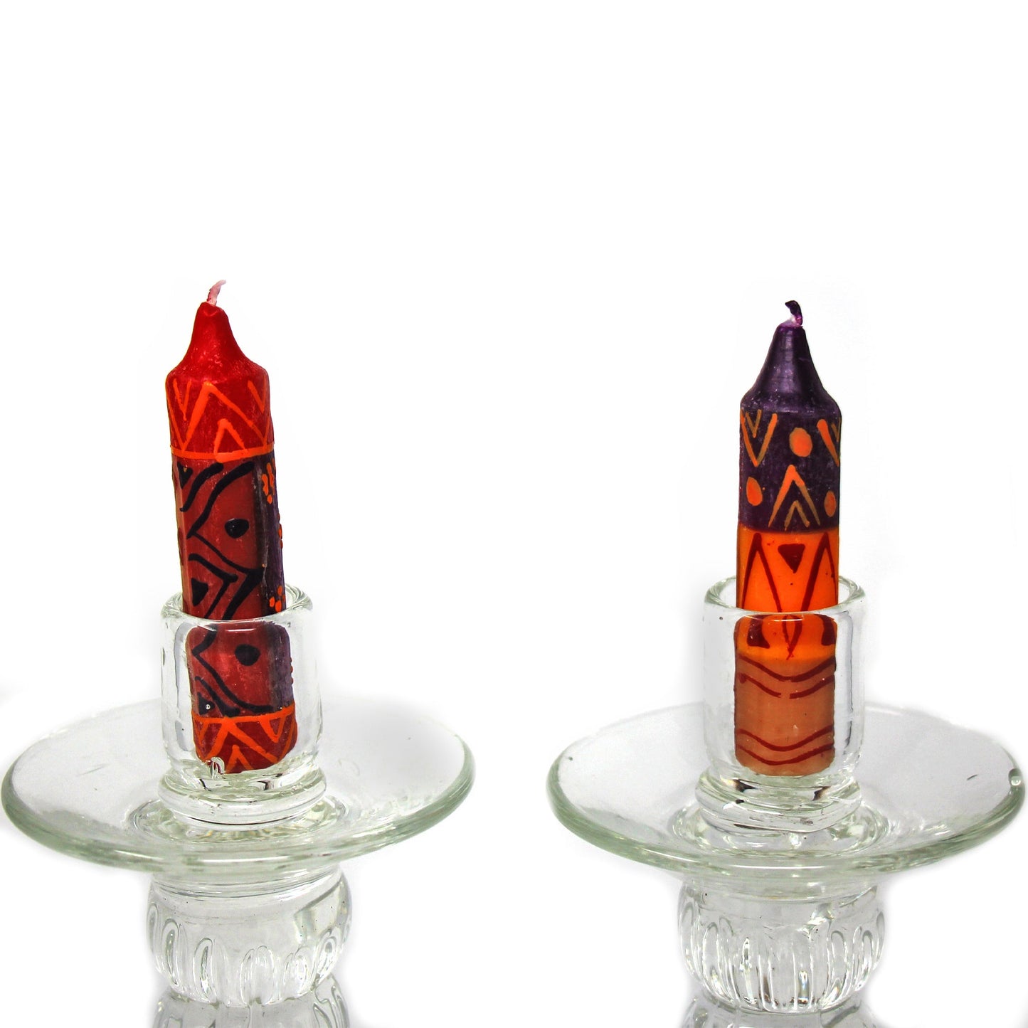 hand-painted-4-dinner-or-shabbat-candles-set-of-4-indabuko-design