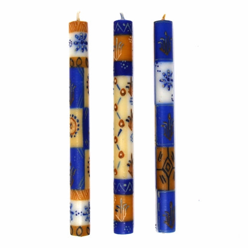 tall-hand-painted-candles-three-in-box-durra-design-nobunto