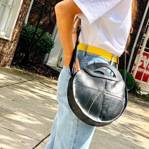 recycled-rubber-round-shoulder-bag