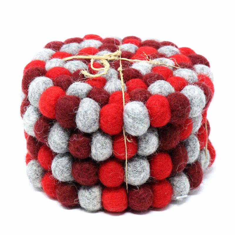 hand-crafted-felt-ball-coasters-from-nepal-4-pack-chakra-reds-global-groove-t