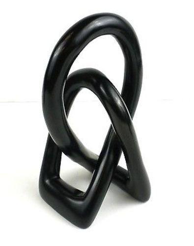 natural-soapstone-6-inch-lovers-knot-in-black-smolart