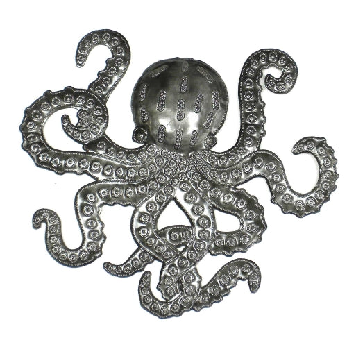 octopus-nautical-haitian-steel-drum-wall-art-x-16