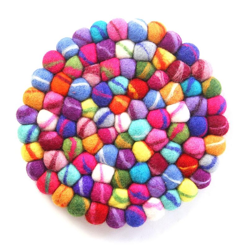 hand-crafted-felt-ball-coasters-from-nepal-4-pack-rainbow-global-groove-t
